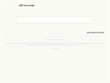 Tablet Screenshot of alivava.com